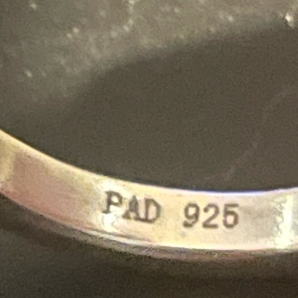 Double heart sterling silver sweetheart ring - Picture 5 of 5